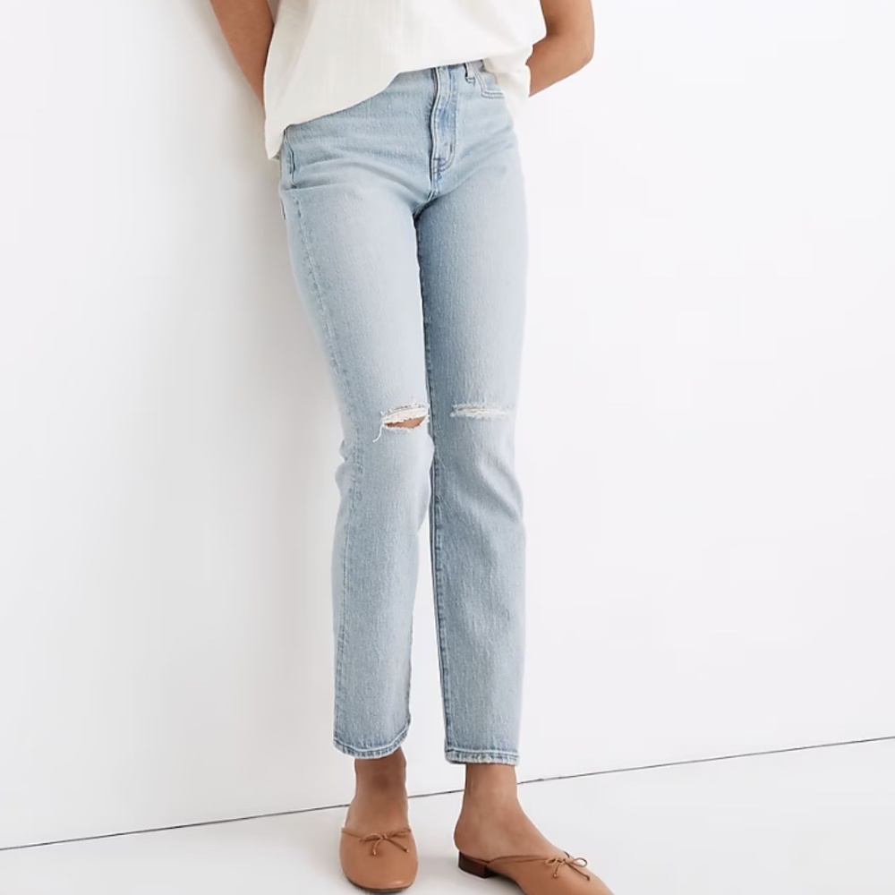 Madewell High-Rise Slim Crop Boyjean, Size 27